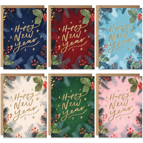 20 Pack Christmas Greeting Cards with Envelopes - Festive Notecards for Holiday Wishes