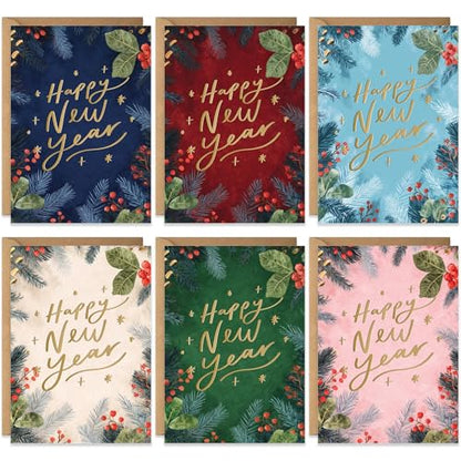 20 Pack Christmas Greeting Cards with Envelopes - Festive Notecards for Holiday Wishes