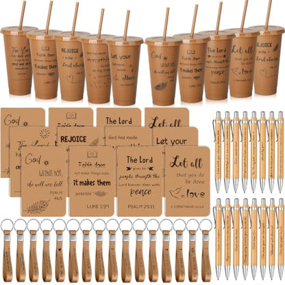 Christian Appreciation Gifts Set - 64 Pcs for Employees, Branded Pasimy