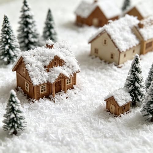 Artificial Fake Snow Flakes for Winter Holiday Decor - 0.22 lbs