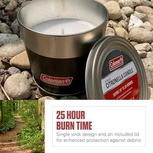 Coleman Outdoor Citronella Candle, Decorative
