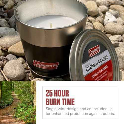Coleman Outdoor Citronella Candle, Decorative