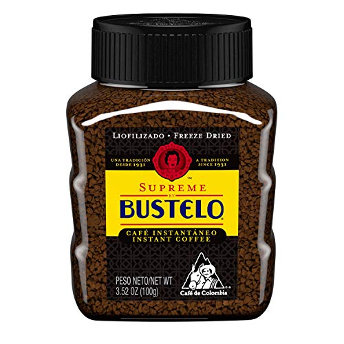 Supreme by Bustelo Freeze Dried Instant Coffee, 3.52 Ounces