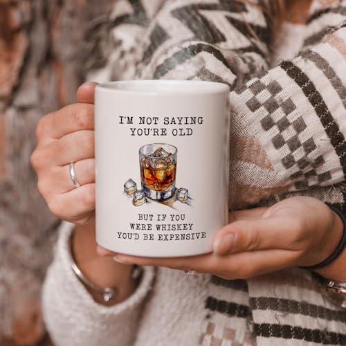 Funny Whiskey Mug - Whiskey Lovers Gift Ceramic Coffee Cup 11oz - Variation of THIS listing