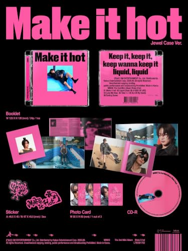 Jewel Case Version SHINee MINHO Make It Hot 2nd Mini Album - K-POP Official