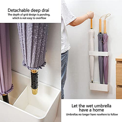 Wall Mount Umbrella Holder No Drill Adhesive Storage Stand