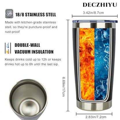 Pug Insulated Tumbler - Christmas & Birthday Gift for Dog Lovers, 20oz with Lid - Pug Variation