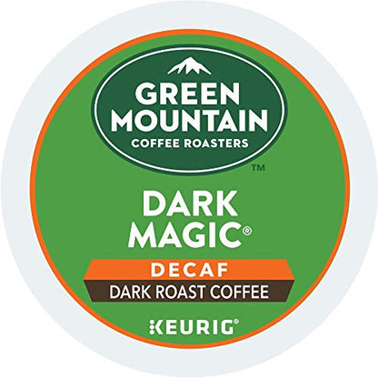 Green Mountain Coffee Dark Magic Decaf Keurig K-Cups Coffee, 12 Count