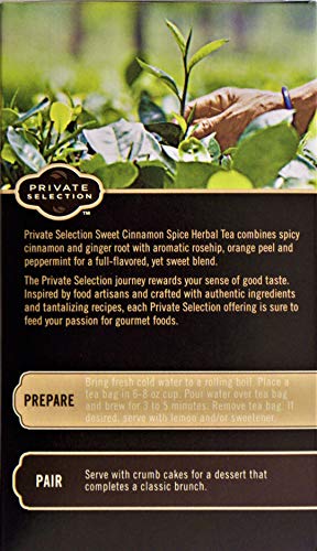 Private Selection Sweet Cinnamon Spice Herbal Tea Caffeine-Free 3 Pack