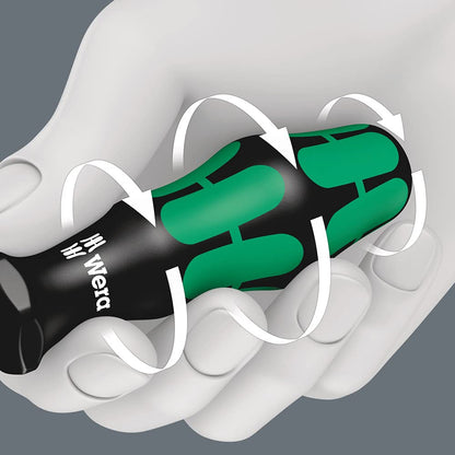 WERA Rack Screwdriver Set - Kraftform Plus Lasertip, 6-Piece Tool Set for Precision Work