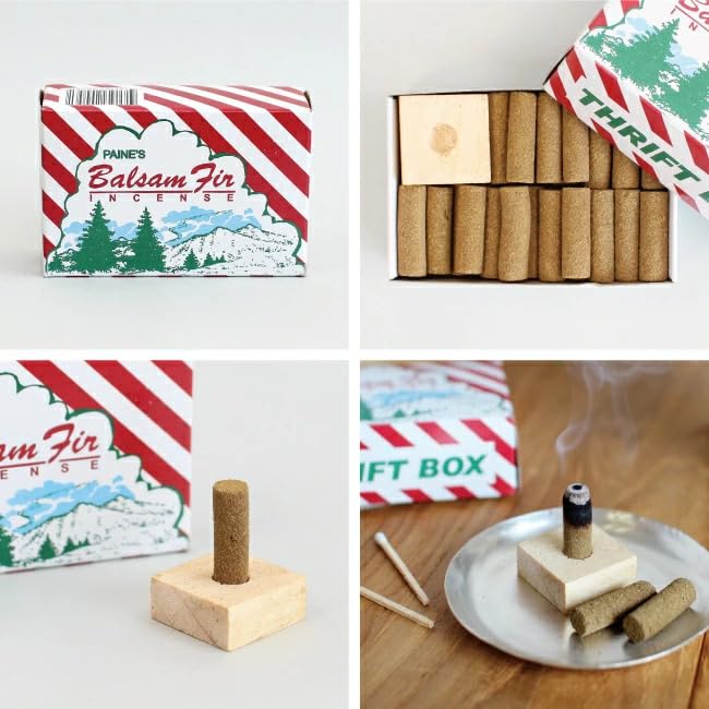 Balsam Fir Incense Refills Set of 50 - Natural Evergreen Scent
