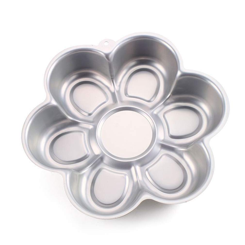 Aluminum Cake Mold 3D Flower Shape Baking Pan DIY Birthday Cake Mould Kitchen Supplies