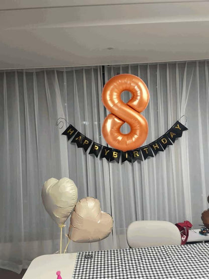 Orange Number Balloon by [Brand Name] - 40 Inch 0 Balloon for Birthday Decorations | Perfect for Parties