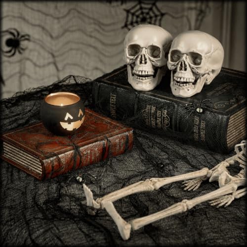 Halloween Creepy Cloth for Yard & Outdoor Decorations - Black, 80 x 600 in