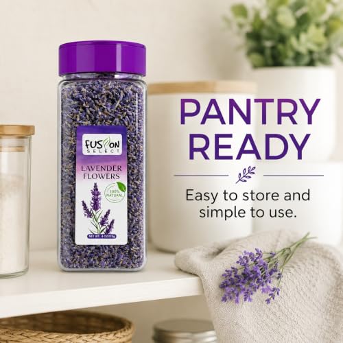 Dried Lavender Flowers for Tea & Crafts - 4 Oz Natural Lavender Buds