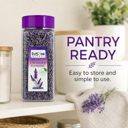 Dried Lavender Flowers for Tea & Crafts - 4 Oz Natural Lavender Buds