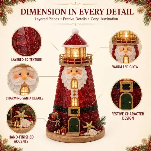 Snowman DIY Lighted Christmas Lighthouse Kit - Holiday Craft Set