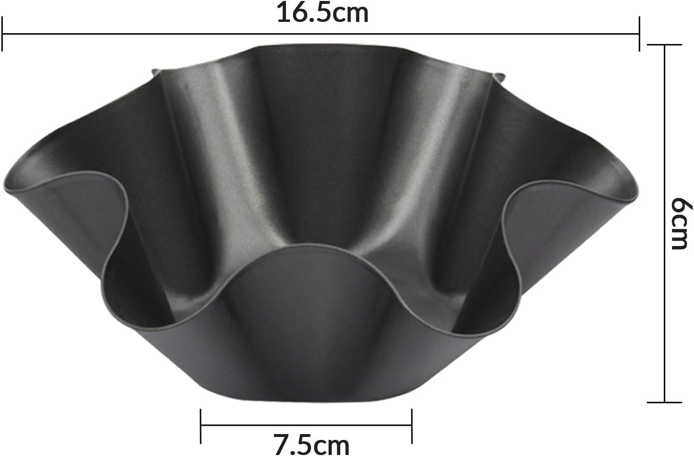Nonstick Taco Salad Bowl Maker by [Brand Name] - Carbon Steel Tortilla Molds | 6-Inch Taco Shell Pan