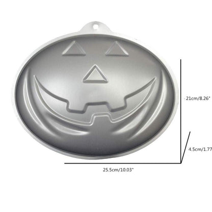 3D Pumpkin Cake Mold Halloween Aluminum Baking Mould Nonstick DIY Baking Tools