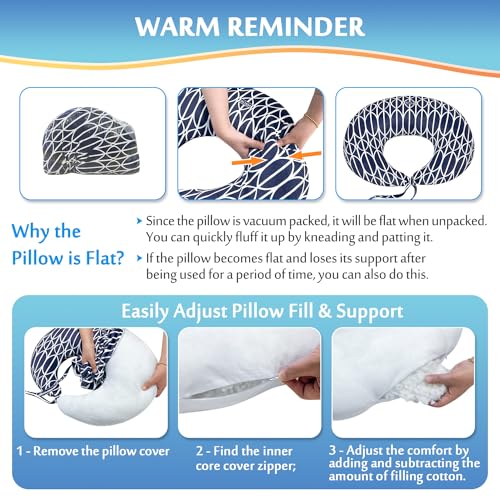 BBL Pillow After Surgery Brazilian Butt Lift Pillow Post Surgery Recovery for Sitting Sleeping Driving Booty Butt Pillows for Women Lumbar Back Hip Cushion Seat Support Foam BBL Wedge Pillow