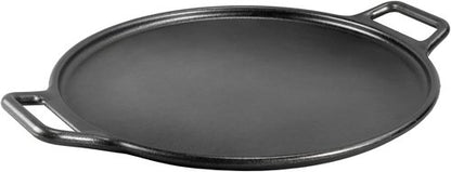 Lodge BOLD 14 Inch Cast Iron Pizza Pan - Seasoned Cookware for Perfect Pizzas