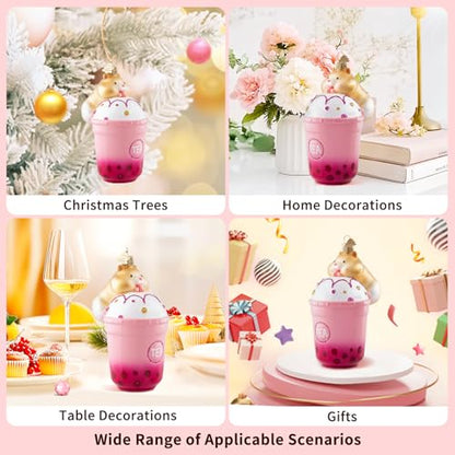 Glass Hamster Christmas Ornament - Hand-Painted Holiday Tree Decor
