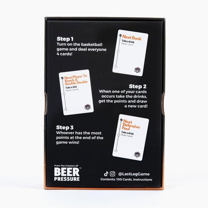Beer Pressure Live Basketball Drinking Game - Perfect for Game Days, Tailgates & Parties