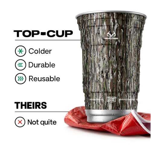 Realtree Camo Aluminum Party Cups 20oz - 20 Count