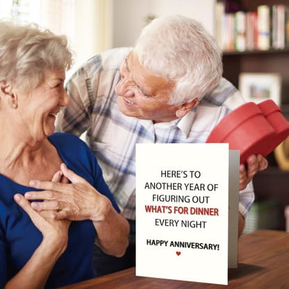 Funny Anniversary Card for Men & Women - Husband Wife Couple ZY-439