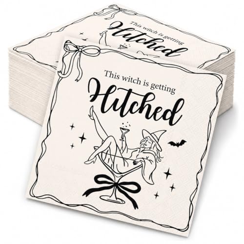 Halloween Cocktail Napkins 50 Pack - Witch Party Table Decor