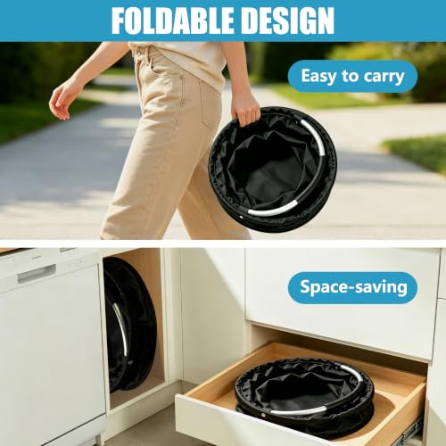 Large Cleaning Caddy with Handle and 6 Pockets, 17L Portable Organizer for Home and Garden