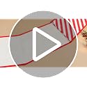 Candy Cane Christmas Tree Collar - 31.5 Inch Holiday Tree Skirt