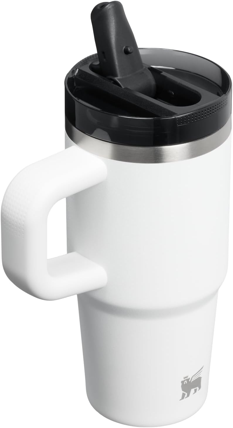 STANLEY Quencher ProTour Tumbler - 14 oz Insulated Stainless Steel Cup with Leakproof Lid & Built-In Straw | BPA-Free | Chalk