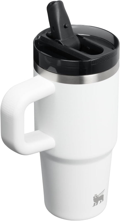 STANLEY Quencher ProTour Tumbler - 14 oz Insulated Stainless Steel Cup with Leakproof Lid & Built-In Straw | BPA-Free | Chalk