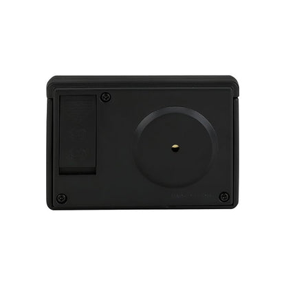 Casio PQ-10-1R Resin Digital Desk Clock, Black (8 x 6.2 x 2.6 cm)