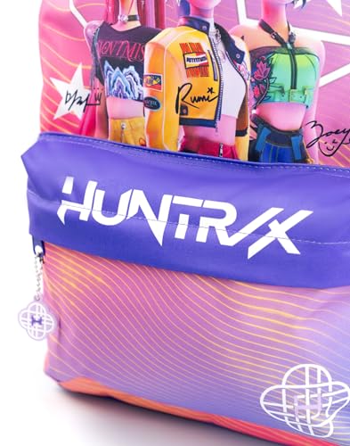 Pink K-Pop Girl Cartoon Backpack for Kids - School & Daypack