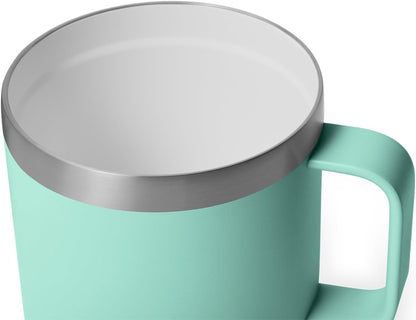 YETI Rambler 14 oz Vacuum Insulated Ceramic Lined Stackable Mug - Seafoam Color with MagSlider Lid