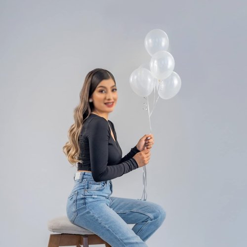 KAWKALSH Clear 5-Inch Balloons - 200 Mini Latex Party Balloons for Birthday & Baby Shower Decor
