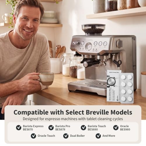 24 Pack Espresso Cleaning Tablets for Breville Machines - Coffee Machine Maintenance