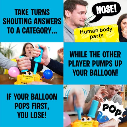 High-Pressure Balloon-Popping Party Board Game for Family & Adults