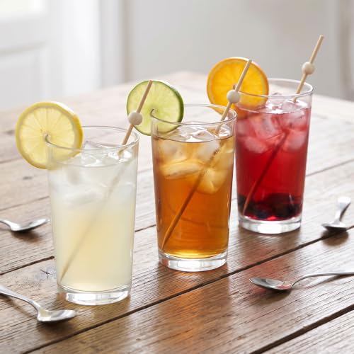 1500 Pack Wooden Cocktail Picks with Ball Top - 4.7 Inch Food Skewers for Drinks & Appetizers