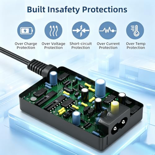29V 2A Recliner Power Supply Kit with AC Cord & Splitter for Dual Motor Lift Chairs