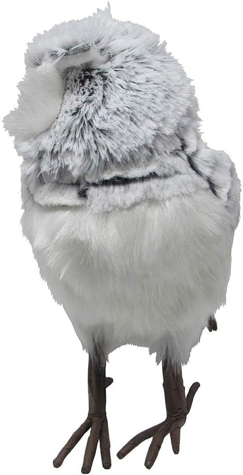 Kurt S. Adler 10-Inch Gray/White Owl Figurine - Charming Home Decor Accent