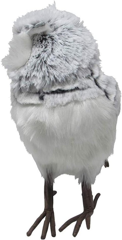 Kurt S. Adler 10-Inch Gray/White Owl Figurine - Charming Home Decor Accent