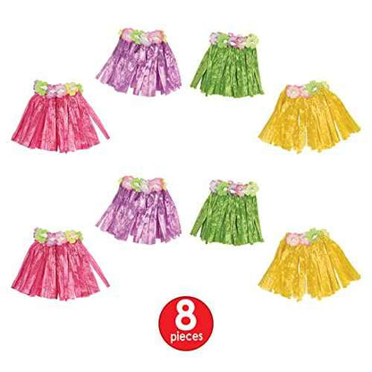 Beistle Kitchen Drink Hula Skirts, Multicolored, 0 US
