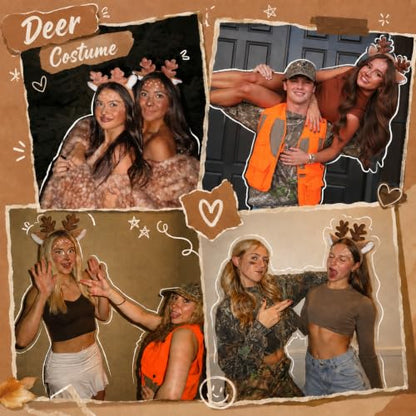 Deer Antlers Headband for Costumes Reindeer Woodland Animal Accessory