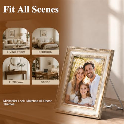 2 Pack Self-Adhesive Picture Frame Back Stands - Supports 9-14 Inch Frames