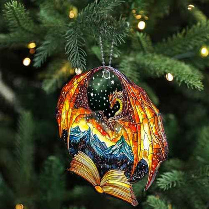 Book Lover Christmas Ornaments 2025, Books Ornaments for Christmas Tree, Acotar Ornament, Throne of Glass Merch - Book Lovers Gifts, Book Club Gifts for Women, Acotar Gift