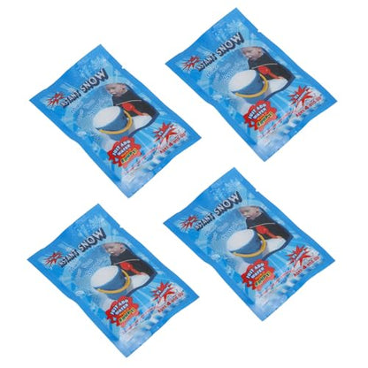 Artificial Snow Powder 20 Pack for Winter Decorations & Holiday Parties