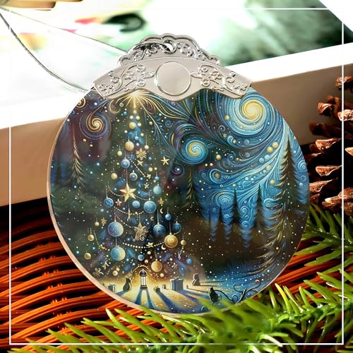 Starry 2026 Christmas Tree Ornament - Holiday Decor, Gift Idea